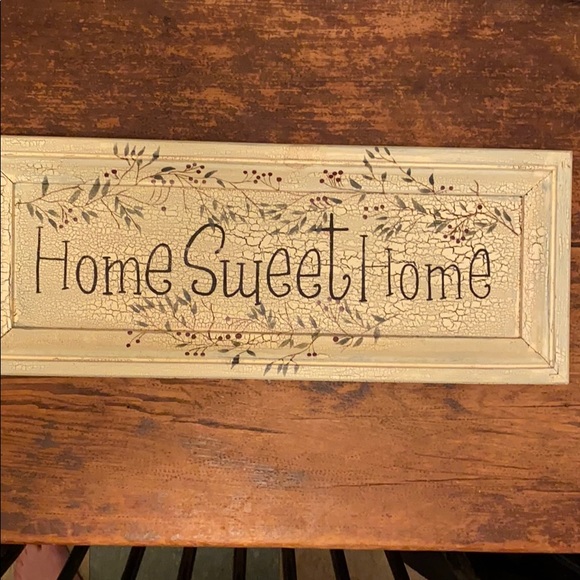 Other - Home Sweet Home Wooden Sign